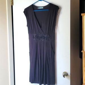 Black dress with pockets